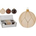 Mondex Since 1986 SANTA LILA 2 Gold Ornament Set