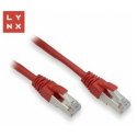 LYNX FTP connection cable Cat5e PVC, CCA, 10m, red
