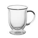 2 dvigubų sienelių stiklo puodelių rinkinys 370 ml, 9014, Kamill 2 dvigubų sienelių stiklo puodelių rinkinys 370 ml, 9014, Kamill
