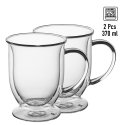 2 topeltseinaga klaaskruusi komplekt 370 ml, 9014, Kamille 2 topeltseinaga klaaskruusi komplekt 370 ml, 9014, Kamille