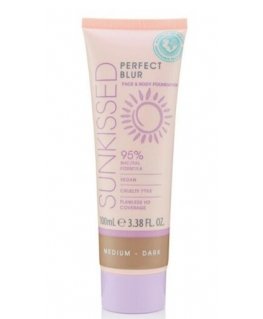 Sunkissed Perfect Blur Base Средне-темный макияжный базис для лица и тела, 100 мл