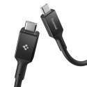 Spigen ACA09461 USB kabelis USB4 Gen 3x2 1,2 m USB C Juoda