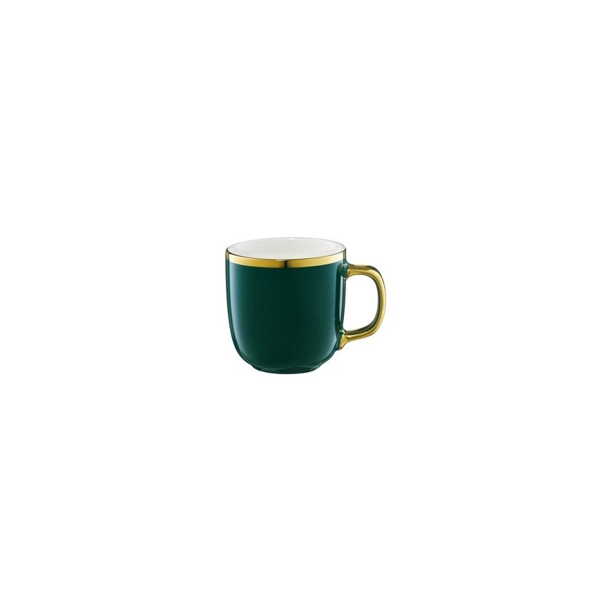 Puodelis Royal 330 ml juoda-auksinė AMBITION