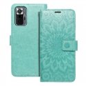 OEM MEZZO Book case for Xiaomi Redmi Note 10 Pro in green mandala color