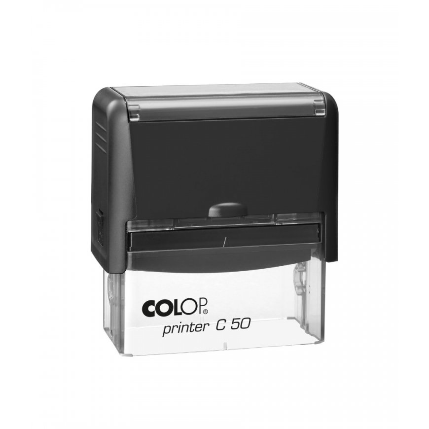 Печатное устройство COLOP Printer C50, черный корпус, синяя подушка – 2