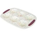Baking pan for 6 muffins with reinforcement Felice 30 x 20.5 cm cream AMBITION Baking pan for 6 muffins with reinforcement Felice 30 x 20.5 cm cream AMBITION
