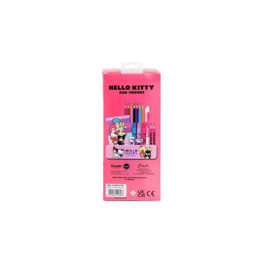 CERDÁ Hello Kitty coloring set