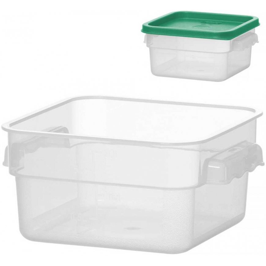 Storage container with 1.9 l scale 190 x 190 x 95 mm - Hendi 870907 – 2
