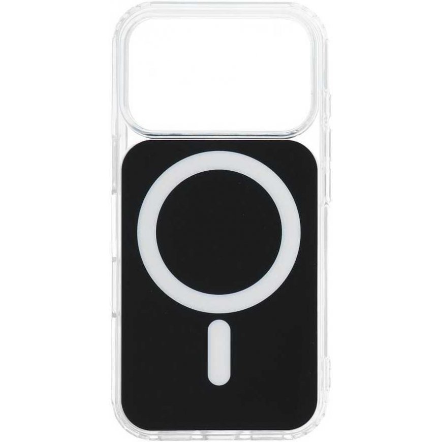 Nešiojamine arvuti Oem CLEAR FUSION MAG COVER Korpus, mis on ühilduv MagSafe'iga IPHONE 17 Pro Max jaoks, must