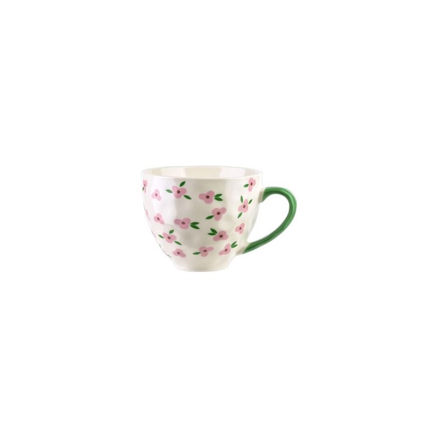 Nici Affek Design FLORELLA Кружка 400 мл 11x15x9 см розовая с цветами