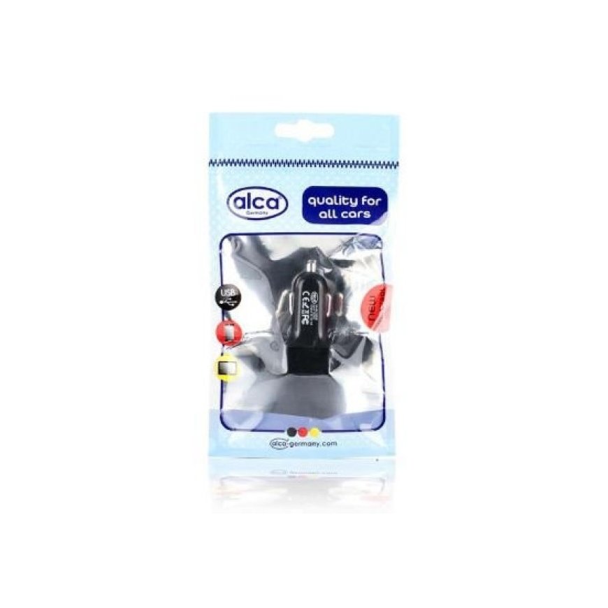 Alca plast ALCA Kroviklis 3xUSB 12/24V 2.1A melns