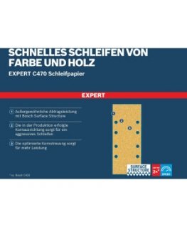 Bosch Accessories Expert C470 2608900838 Aukruvi hülgipaber perforatsiooniga