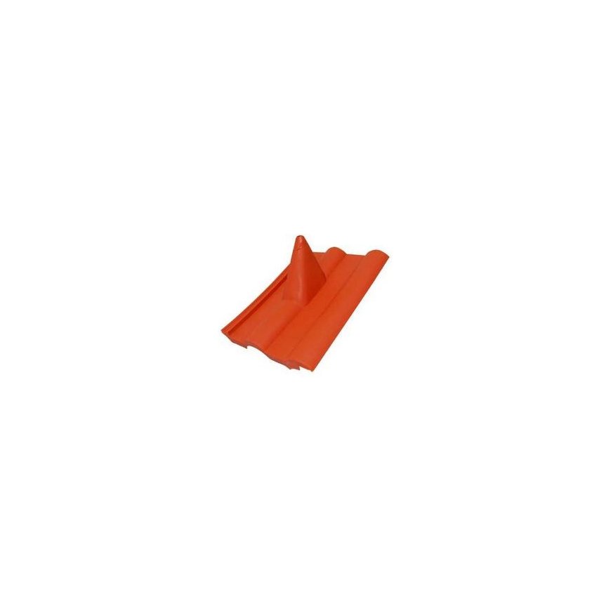 CHESS Rubber Roof Tile 41x32 cm - brick red