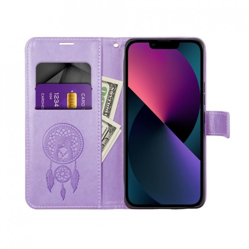 Oem MEZZO Kirjakuori Xiaomi Redmi Note 14 PRO 5G / 14 PRO PLUS 5G unisieppari violetti. – 2