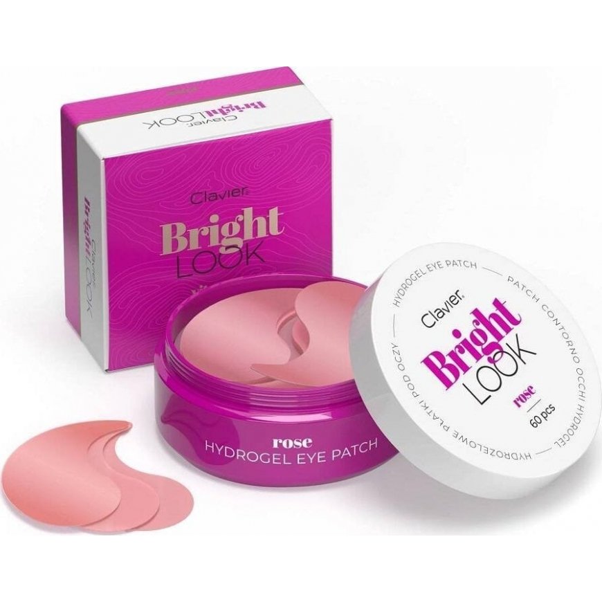 Hydrogeliniai paakių pleistrai „Bright Look“ su hialurono rūgštimi, 60 vnt. – 2