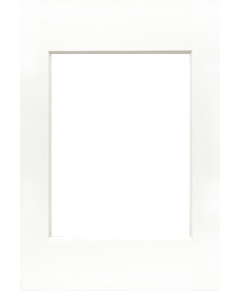 Focus Passepartout Photo Frame White w. white core 30x40/20x30
