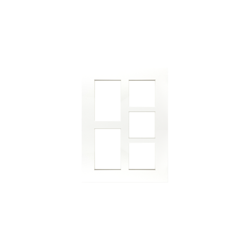 Focus Passepartout Photo Frame White w. white core 30x40/20x30 – 2