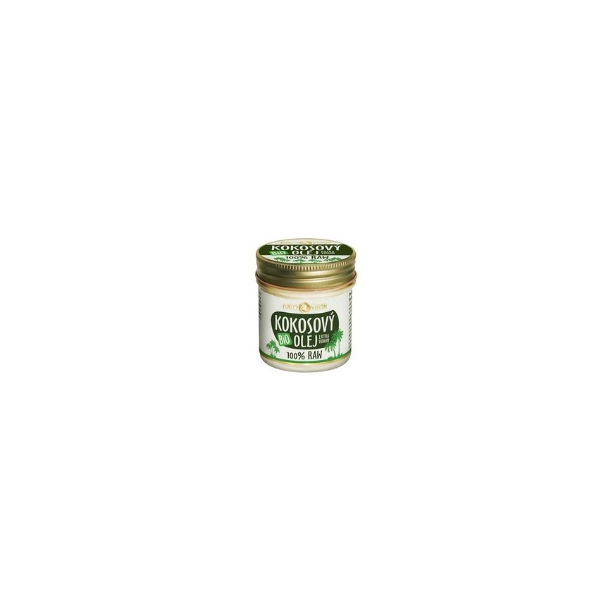 Purity Vision Coconut Raw Bio Oil kūno aliejus unisex, 120 ml – 2