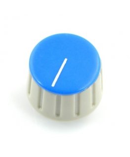 Oem potenciometra rokturis GS18 pelēki zils - 6/18 mm