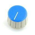 Oem potenciometra rokturis GS18 pelēki zils - 6/18 mm Oem potenciometra rokturis GS18 pelēki zils - 6/18 mm