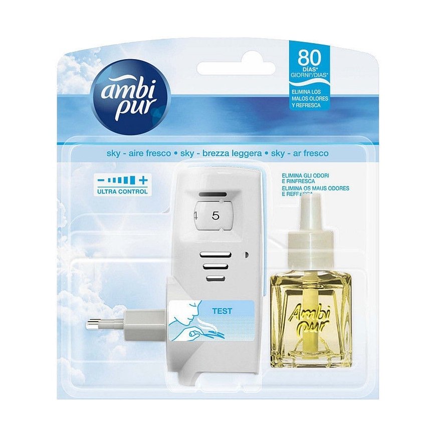 Electric Air Freshener + Refill Sky Ambi Pur (21.5 ml)