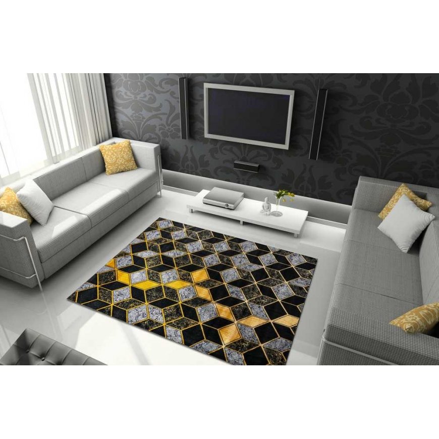 Matto MOSSE GLAM musta 70x300 Hakano – 2