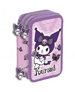 Manenti Hello Kitty Kuromi kolmekordne pliiatsikott