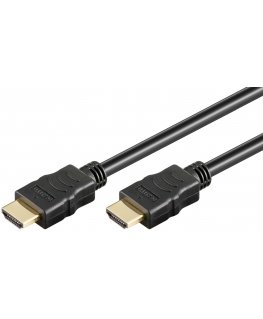 Goobay 61149 HDMI kabelis 0,5 m HDMI Type A (Standard) Melns