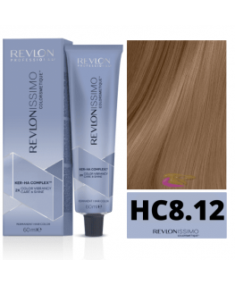 matiem krāsas "Revlonissimo Colorsmetique" Augsta pārklājuma 8,12 - aukstā blondīne 60ml