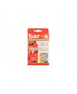 Фотобумага Barva (IP-A230-023) Матовая 230 г/м², 10x15, 50 листов
