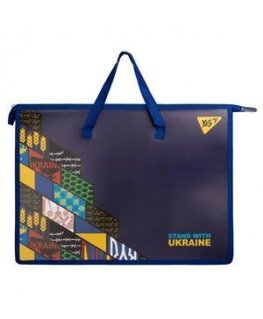Dokumentu maiss YES A3 "Stāvēt ar Ukrainu", ar rokturi