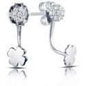 Moiss Minimalist Silver Earrings with Stones E000142 Moiss Minimalist Silver Earrings with Stones E000142