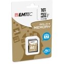 Emtec SDHC 16GB Class10 Gold + Klasės 10 Emtec SDHC 16GB Class10 Gold + Klasės 10