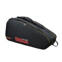 Wilson Pro Staff Classic 6 Pack tenisa somiņš, melns Wilson Pro Staff Classic 6 Pack tenisa somiņš, melns