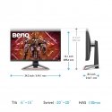 BenQ 9H.LKTLA.TBE tietokoneen litteä näyttö 68,6 cm (27") 3840 x 2160 pikseliä 4K Ultra HD LED musta