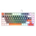 Savio ASTRAL WHITE JADE 3 COLOURS tastatūra Speļu USB QWERTY US International Savio ASTRAL WHITE JADE 3 COLOURS tastatūra Speļu USB QWERTY US International