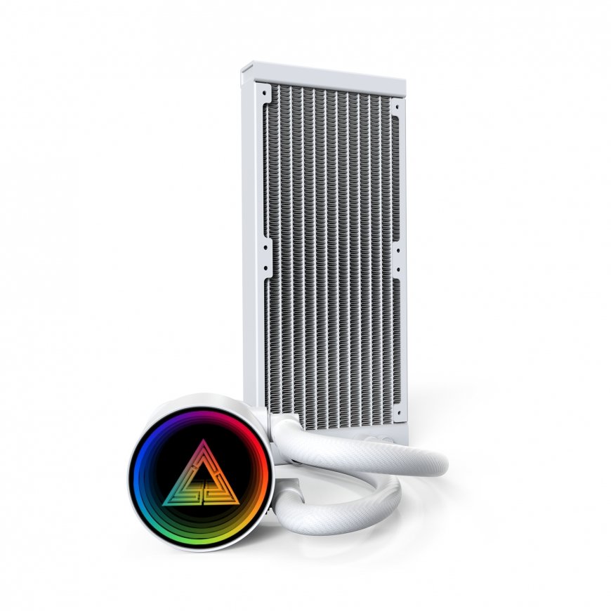 Montech LightFlow ARGB 240 Protsessor Kõik-ühes vedelikujahuti 12 cm Valge 1 tk – 2