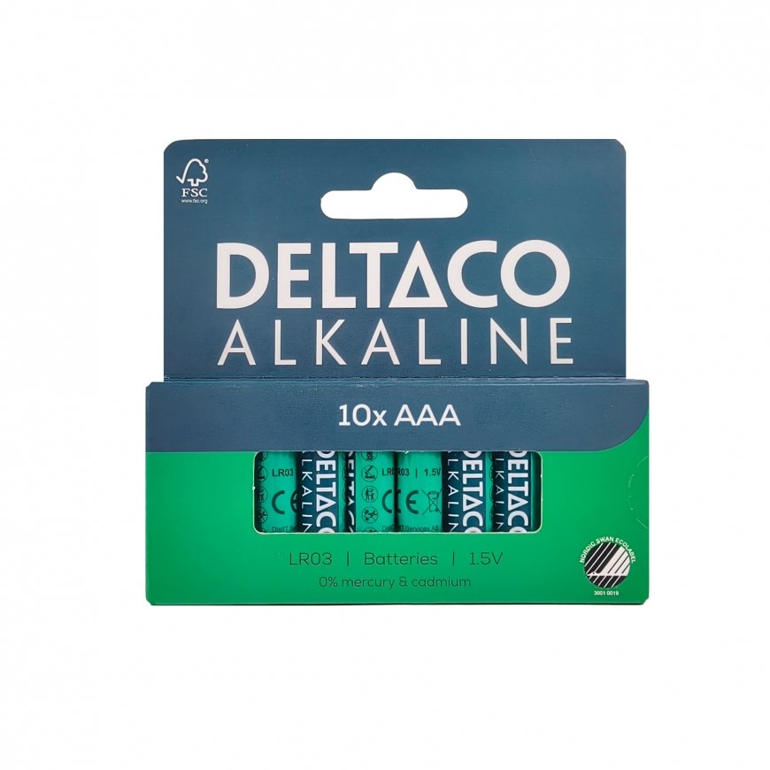 Deltaco LR03-10B baterija Vienreizējas lietošanas baterija