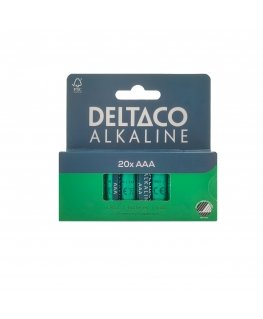 Deltaco AAA alkaline 20-pack