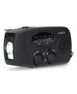 Nedis RDFMCR2000BK radijo imtuvas Nešiojama Analoginis Juoda