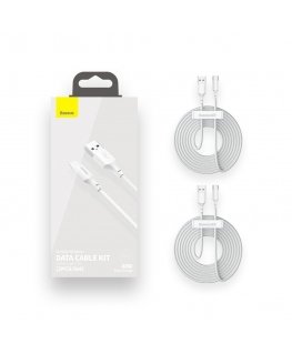 Baseus TZCATZJ-02 USB cable 1.5 m USB A USB C White