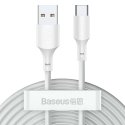 Baseus TZCATZJ-02 USB kabelis 1,5 m USB A USB C Balta Baseus TZCATZJ-02 USB kabelis 1,5 m USB A USB C Balta
