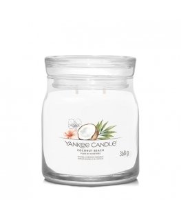 Yankee Candle Coconut Beach vahaküünal Silinder Valge 1 tk