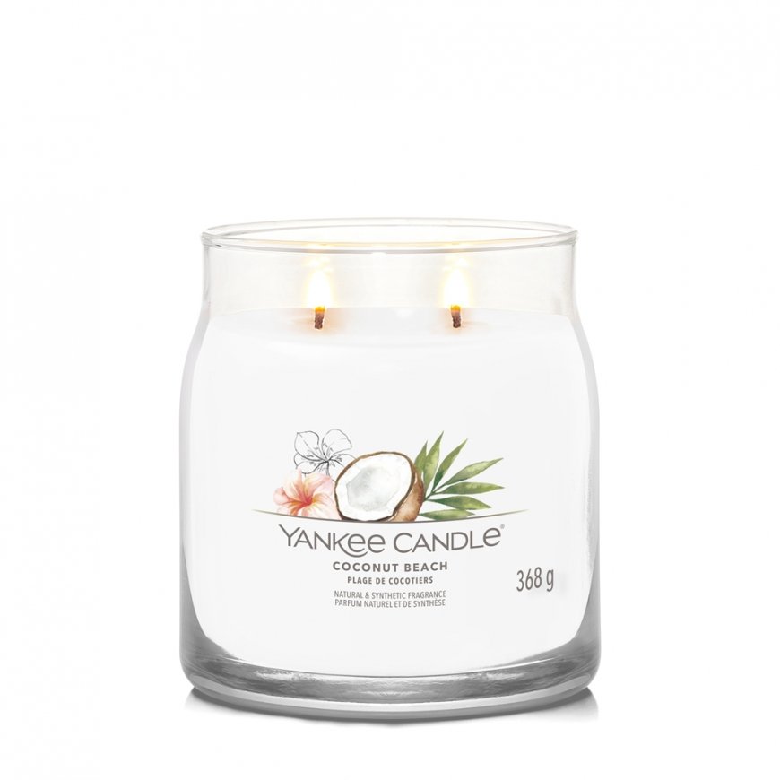 Yankee Candle Coconut Beach vahaküünal Silinder Valge 1 tk – 2