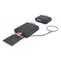 ICY BOX IB-CR204-CU3 kaardilugeja USB 3.2 Gen 1 (3.1 Gen 1) Type-A/Type-C Must ICY BOX IB-CR204-CU3 kaardilugeja USB 3.2 Gen 1 (3.1 Gen 1) Type-A/Type-C Must