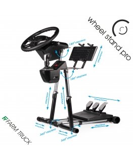 Wheel Stand Pro Farm Truck ratištas, juodas