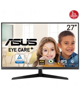 ASUS VY27UQ computer monitor 68.6 cm (27") 3840 x 2160 pixels 4K Ultra HD LCD Black