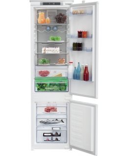 Beko BCNA306E42SN külmik-sügavkülmik Sisseehitatud 284 l Valge