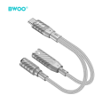 BWOO 2 in 1 Adapter Lightning | Type C to 3.5MM Jack BZ67 BWOO 2 in 1 Adapter Lightning | Type C to 3.5MM Jack BZ67