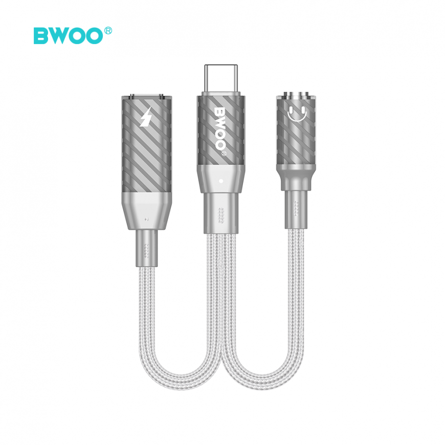 BWOO 2 in 1 Adapter Lightning | Type C to 3.5MM Jack BZ67 – 4